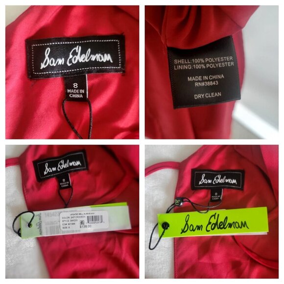 Sam Edelman Womens Double-V  Keyhole Short Mini Dress- US 8 - Picture 8 of 10